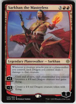 Sarkhan the Masterless R War of the Spark 143 LP - Image 1