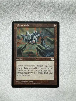Mana Web - MP [Weatherlight 1997] Rare #152 MTG Magic the Gathering - Image 1