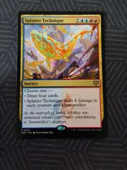 mtg splatter technique secrets of strixhaven - Image 1