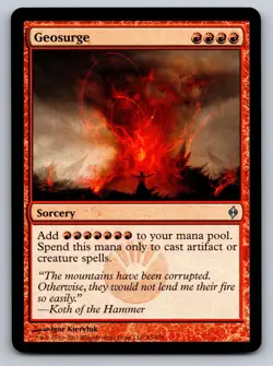 Geosurge 85 Uncommon New Phyrexia Magic: The Gathering Near Mint - Image 1