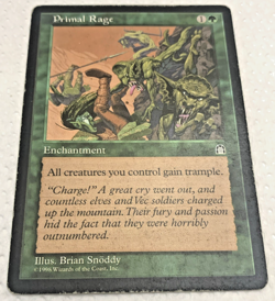 Primal Rage MTG Stronghold Regular MP 1998 - Image 2