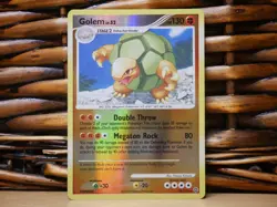 Pokemon GOLEM 29/132 REVERSE HOLO RARE | LP Light Play | Secret Wonders | 2007 - Image 1