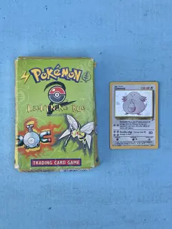 Pokemon Theme Deck Lightning Bug Base Set 2 Chansey Holo Card in Good Condition - Image 2