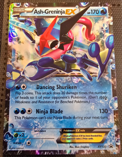 Ash-Greninja EX Pokemon XY133 XY Holo near mint - Image 1