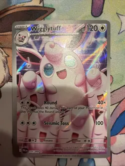 Pokemon Wigglytuff 105/094 Phantasmal flames Holo Full Art Rare English - Image 1