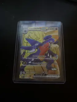 Pokemon TCG Cynthia's Garchomp EX 215/182 Destined Rivals Ultra Rare NM - Image 1