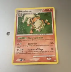 Pokemon Company Arcanine 1/111 Rising Rivals Holo Rare English Stage 1 100 HP - Image 1