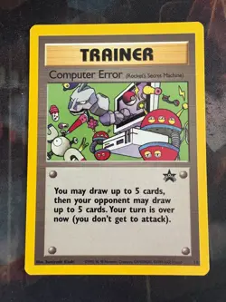 Computer Error Promo 16 WOTC Black Star Pokemon Card LP - Image 1