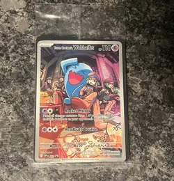 Pokemon TCG Destined Rivals Team Rockets Wobbuffet Promo Card 203 Sealed - Image 1