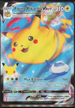 Flying Pikachu VMAX Ultra Rare Celebrations #007/025 [Near Mint] Pokemon TCG - Image 1