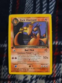 Pokemon TCG - Dark Charizard 21/82 1st Edition Non-Holo Team Rocket - Image 2