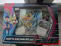 Pokemon Hop's Zacian Ex Box Sealed Packs + Promos - Image 1