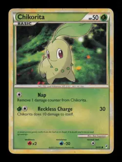 CHIKORITA COMMON 53/95 MP POKEMON - Image 1