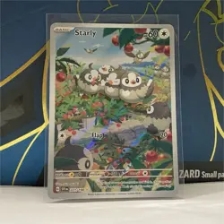 The Pokemon Company Starly 221/198 SV01 Illustration Rare Holo 60 HP EN 2023 - Image 1