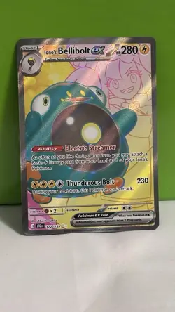 Iono's Bellibolt ex 172/159 Ultra Rare Journey Together Pokemon Near Mint - Image 1