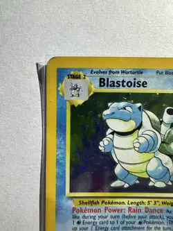 Pokemon TCG Blastoise Base Set 2 2/130 Holo x1 Swirl 💫 HP - Image 5