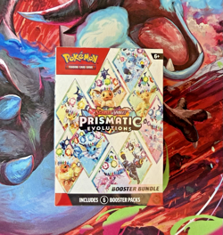 Pokemon Prismatic Evolutions Booster Bundle New Sealed & CGC 10 Flareon 167 Lot - Image 2