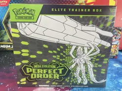Perfect Order Elite Trainer Box Pokemon Mega Evolution:04 Booster English TCG - Image 1