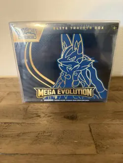 Pokemon TCG Mega Evolution Mega Lucario Elite Trainer Box Factory Sealed New - Image 1