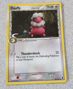 Flaaffy (Delta Species) 30/101 Dragon Frontiers Pokemon TCG LP Light Play - Image 1