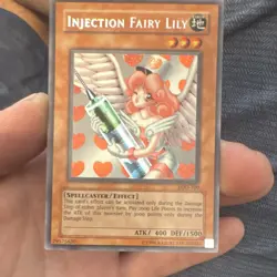 Konami Injection Fairy Lily LOD-100 Legacy of Darkness Unlimited Rare 400/1500 - Image 1