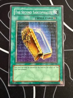The Second Sarcophagus AST-100 Ancient Sanctuary Yu-Gi-Oh Unlimited LP - Image 1