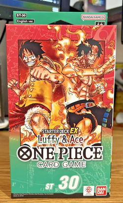 ONE PIECE ENGLISH TCG: (ST-30) Starter Deck EX: Luffy & Ace SHIPS NOW - Image 1