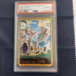 2026 ONE PIECE OP14-EB04-THE AZURE SEA'S SEVEN EGGHEAD-GOLD DON!! CARD PSA 10 - Image 1