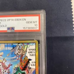 2026 ONE PIECE OP14-EB04-THE AZURE SEA'S SEVEN EGGHEAD-GOLD DON!! CARD PSA 10 - Image 3