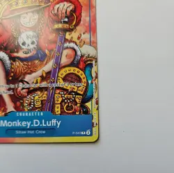 Bandai Monkey.D.Luffy P-043 One Piece Promo Foil 7000 Power 7 Cost - Image 2
