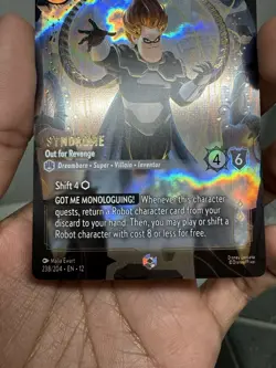 Mint! ENCHANTED Disney Lorcana Wilds Unknown Syndrome - Out for Revenge 238/204 - Image 2