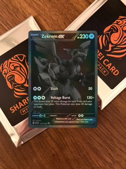 Zekrom EX 172/086 Black bolt & White flare Full Art Holo Ultra Rare CHASER PACK! - Image 1