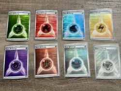 Pokemon TCG - Black Bolt/White Flare Reverse Holo Energy Set (8) - Image 1