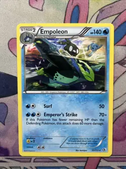 Empoleon 35/113 Pokemon Legendary Treasures Black & White Regular Rare Card LP - Image 1