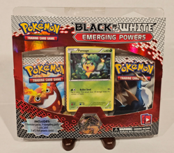 Pokemon Black & White Emerging Powers 3 Pack Blister + Sample Pack (Pansage) NEW - Image 2
