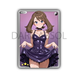 Custom Anime Trading Card Waifu Art TCG | Goddess Full Art Card | Trainer | - Image 1