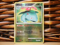 Pokemon VENUSAUR 20/132 REVERSE HOLO RARE | MP Played | Secret Wonders | 2007 - Image 1