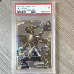 Pokemon TCG Zekrom 114/114 Black & White Full Art Ultra Rare Holo PSA 1 English - Image 1