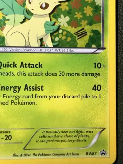 The Pokemon Company Leafeon BW87 Black & White Promo Holo Stage 1 English 90 HP - Image 4