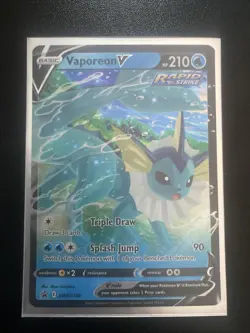 Vaporeon V SWSH150 SWSH: Sword & Shield Promo Cards Holo - Image 1