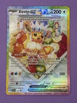 Eevee EX SVP 174 Prismatic Evolutions PROMO Card Pokemon TCG LP - Image 1