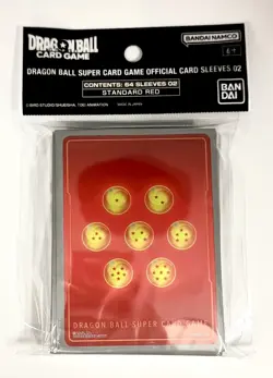 Dragon Ball Super Fusion World Card Game Official Sleeves - Standard Red (64-Pac - Image 1