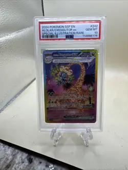 2024 Pokemon SSP en Alolan Exeggutor EX Special Illustration Rare #242 PSA 10 - Image 1