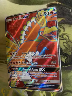 Ho-Oh GX (Full Art) 131/147 Sm-Burning Shadows Holo Pokemon TCG Card Dmg - Image 4