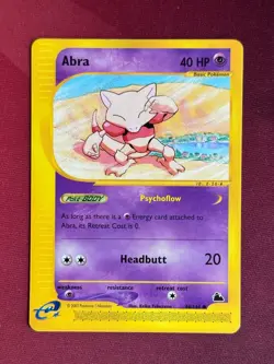 ABRA 46/144 SKYRIDGE non-holo E-READER Pokemon TCG card NM+ CLEAN! - Image 1