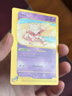 ABRA 46/144 SKYRIDGE non-holo E-READER Pokemon TCG card NM+ CLEAN! - Image 2