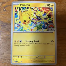 Pikachu - (World Championship 2025) 225 SV: Scarlet & Violet Promo Cards Pokemon - Image 1