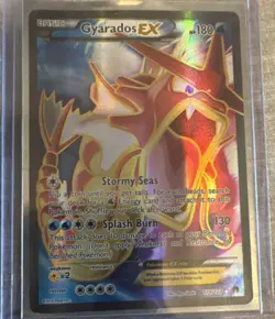 Gyarados EX Full Art Ultra Rare 114/122 Breakpoint Holo Pokemon Card 180 HP - Image 1