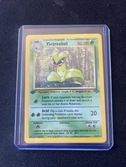Victreebel Holo Rare 1st Edition Pokemon Card TCG Jungle NM 14/64 - Image 1