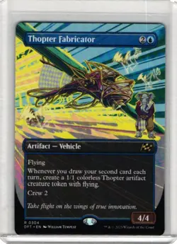 Thopter Fabricator BORDERLESS Aetherdrift Magic MTG NM - Image 1